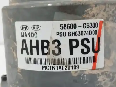 Peça sobressalente para automóvel em segunda mão abs por kia niro (de) 1.6 gdi hybrid referências oem iam 58600g5300  