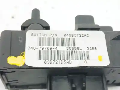 Pezzo di ricambio per auto di seconda mano interruttore alzacristalli anteriore sinistro per chrysler voyager iv (rg, rs) 2.8 crd riferimenti oem iam 04685732ac  