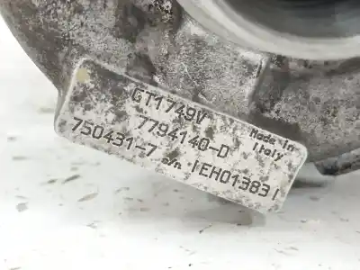 Peça sobressalente para automóvel em segunda mão turbocompresor por bmw x3 (e83) 2.0 d referências oem iam 7794140 7504317 gt1749v