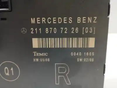 Автозапчастина б/у щит закр для mercedes clase e (bm 211) berlina 642920 посилання на oem iam 2118707226  