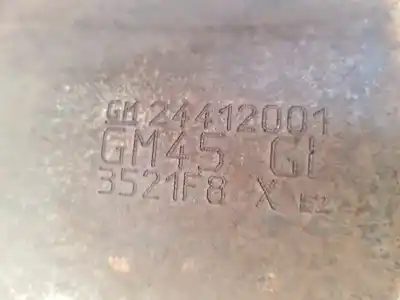 Piesă de schimb auto la mâna a doua catalizator pentru opel astra g berlina 1.6 cat (z 16 se / l55) referințe oem iam gm45 gm45 