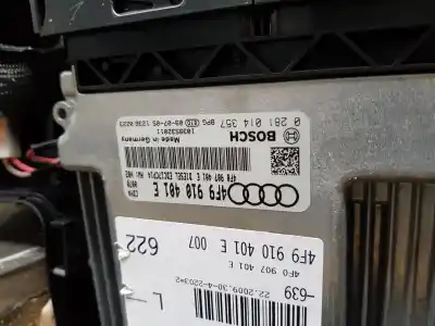 Peça sobressalente para automóvel em segunda mão centralina de motor uce por audi a6 berlina (4f2) 3.0 v6 24v tdi referências oem iam 0281014357