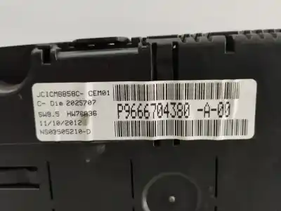 Автозапчастина б/у панель інструментів для citroen c4 picasso i monospace (ud_) 1.6 hdi 110 посилання на oem iam 9666704380  9666704380