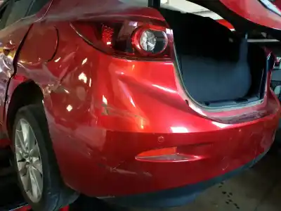 Second-hand car spare part rear bumper for mazda 3 lim. () black tech edition oem iam references   
