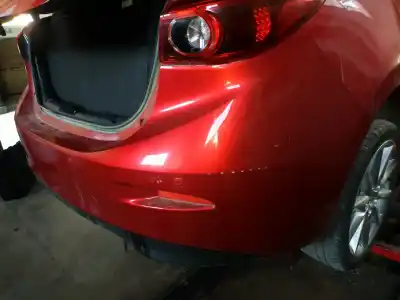 Second-hand car spare part rear bumper for mazda 3 lim. () black tech edition oem iam references   