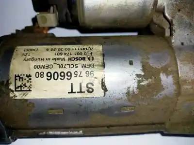 Peça sobressalente para automóvel em segunda mão motor de arranque por peugeot 3008 confort referências oem iam 9675660680
