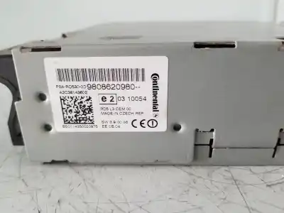 Peça sobressalente para automóvel em segunda mão sistema de áudio / rádio cd por citroen c4 lim. 1.6 hdi fap referências oem iam 9808620980