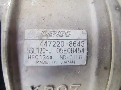 Peça sobressalente para automóvel em segunda mão compressor de ar condicionado a/a a/c por fiat stilo (192) 1.9 jtd / 1.9 jtd 115 active referências oem iam 4472208643