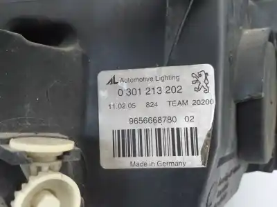 Pièce détachée automobile d'occasion feu droit pour peugeot 407 sw premium références oem iam 9656668780  
