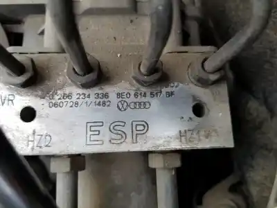 Peça sobressalente para automóvel em segunda mão abs por audi a4 berlina (8e) 1.9 tdi referências oem iam 0266234336