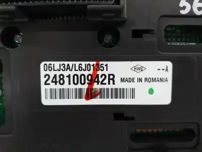 Автозапчастина б/у панель інструментів для renault captur intens посилання на oem iam 248100942r  248100942r