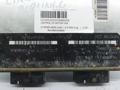 Автозапчасти б/у блок управления двигателем за citroen berlingo 1.9 d 600 furg. ссылки oem iam 9650359580 9661879180 9650359580 Автозапчасти б/у блок управления двигателем за citroen berlingo 1.9 d 600 furg. ссылки oem iam 9650359580 9661879180 9650359580