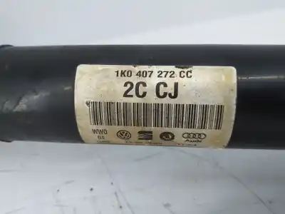 Автозапчасти б/у передняя правая трансмиссия за volkswagen caddy ka/kb (2k) furg. ссылки oem iam 1k0407272cc  1k0407272cc