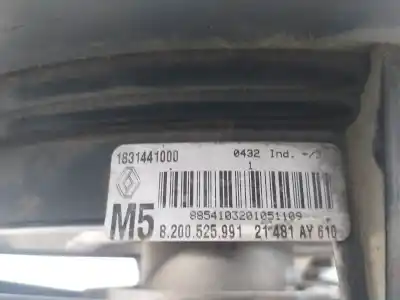 Peça sobressalente para automóvel em segunda mão termoventilador elétrico por renault clio iii 1.5 dci d referências oem iam 8200525991  8200525991