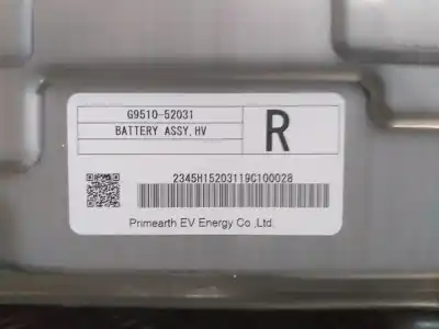 Peça sobressalente para automóvel em segunda mão bateria por toyota yaris (_p13_) 1.5 hybrid (nhp130_) referências oem iam g951052031 g951052031 