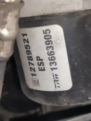 Peça sobressalente para automóvel em segunda mão abs por saab 9-3 berlina 1.8 cat referências oem iam 12789521