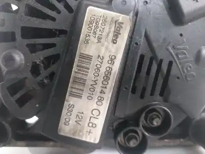 Автозапчастина б/у генератор для citroen c1 1.4 hdi cat (8ht / dv4td) посилання на oem iam 9665601480  9665601480