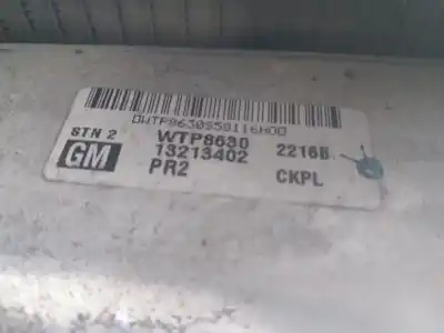 Pezzo di ricambio per auto di seconda mano intercooler per opel zafira b 1.9 cdti cat (z 19 dtl) riferimenti oem iam 13213402  