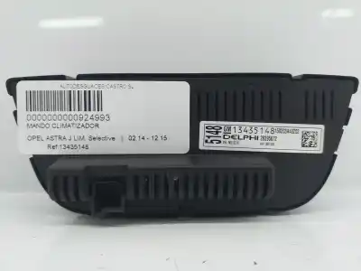 Автозапчастина б/у клімат-контроль для opel astra j lim. selective посилання на oem iam 13435148  13435148