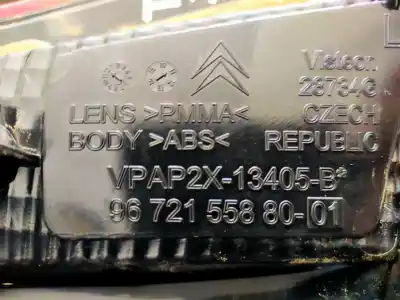 Second-hand car spare part interior left tailgate light for citroen c4 lim. collection oem iam references 9672155880  