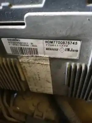 Peça sobressalente para automóvel em segunda mão CENTRALINA DE MOTOR UCE por RENAULT MEGANE I SCENIC (JA0)  Referências OEM IAM 7700111772 7700111772 S115300121