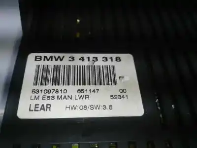 Second-hand car spare part light control unit for bmw x3 (e83) 2.0d oem iam references 531097810 3413318 531097810