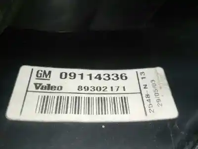 Pezzo di ricambio per auto di seconda mano lampada posteriore sinistra per opel corsa c essentia riferimenti oem iam 09114336 89302171 09114336