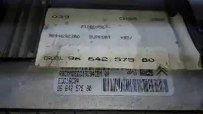 Peça sobressalente para automóvel em segunda mão centralina de motor uce por citroen c4 berlina collection referências oem iam 9664257580