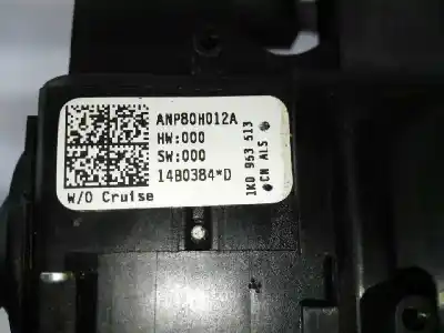 Автозапчастина б/у управління світлом для volkswagen caddy ka/kb (2k) 1.9 tdi посилання на oem iam anp80h012a  anp80h012a