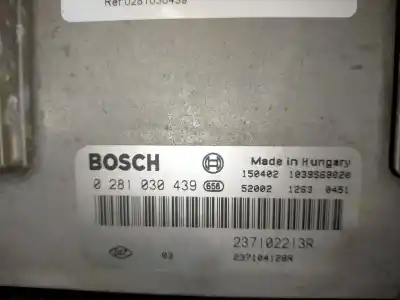 Second-hand car spare part ecu engine control for renault clio iv authentique oem iam references 0281030439  237102213r