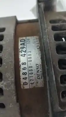 Автозапчастина б/у генератор для chrysler voyager (rg) 2.8 crd lx посилання на oem iam 04868429ad 4210000083 04868429ad
