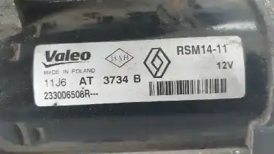 Peça sobressalente para automóvel em segunda mão motor de arranque por renault kangoo profesional referências oem iam 233006508r  233006508r