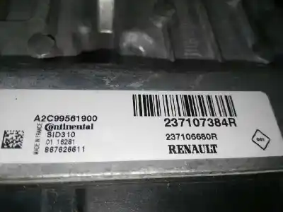 Second-hand car spare part ecu engine control for renault kangoo profesional oem iam references 237107384r a2c99561900 237107384r
