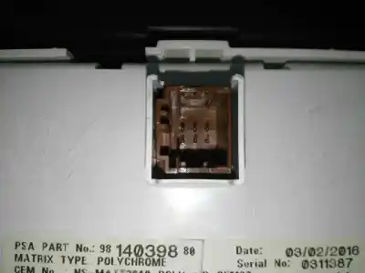 Peça sobressalente para automóvel em segunda mão quadrante por peugeot 508 access referências oem iam 9814039880 9814765780 9814039880