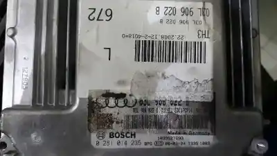 Second-hand car spare part ecu engine control for audi a4 berlina (b8) básico oem iam references 0281014235 03l906022d 0281014235