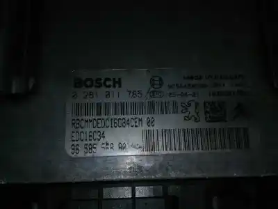 Recambio de automóvil de segunda mano de centralita motor uce para citroen c2 8hx(dv4td) referencias oem iam 0281011785