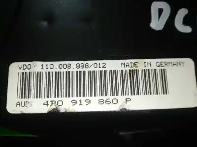 Peça sobressalente para automóvel em segunda mão quadrante por audi a6 berlina (4b2) 1.8 t referências oem iam 4b0919860px 110008888012 4b0919860p