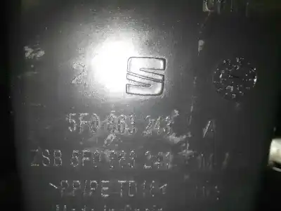 Pezzo di ricambio per auto di seconda mano bracciolo centrale per seat leon (5f1) style riferimenti oem iam 5f0863243  5f0863243