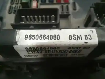 Second-hand car spare part FUSE BOX UNIT for CITROEN XSARA PICASSO  OEM IAM references 9650664080  9650664080