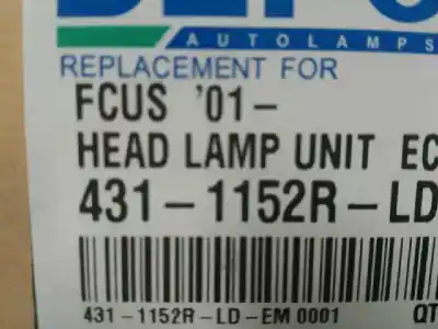 İkinci el araba yedek parçası sag far için ford focus berlina (cak) 2.0 turbo cat oem iam referansları 4616973  4311152r