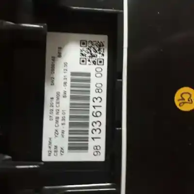 Second-hand car spare part dashboard for citroen c3 feel oem iam references 981336138000  981336138000