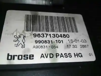 Автозапчастина б/у двигатель переднього правого скла для peugeot 307 break / sw (s1) sw pack посилання на oem iam 9637130480 0130821766 9637130480