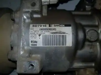 Second-hand car spare part air conditioning compressor for dacia duster laureate 4x2 oem iam references 926000097r 0899906045 sd7v16