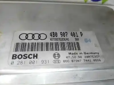 Second-hand car spare part ecu engine control for audi a6 berlina (4b2) 2.5 tdi oem iam references 4b0907401p 0281001931 4b0907401p
