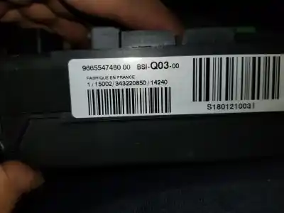 Peça sobressalente para automóvel em segunda mão caixa de fusíveis e relés por citroen c4 lim. 1.6 hdi fap referências oem iam 9665547480