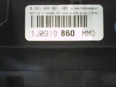 Piesă de schimb auto la mâna a doua CEAS BORD pentru VOLKSWAGEN GOLF IV BERLINA (1J1)  Referințe OEM IAM 1J0919860BX  