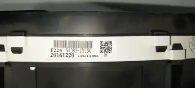 Автозапчастина б/у панель інструментів для kia picanto (ja) 1.0 cat посилання на oem iam 940831y150 20161220 11003111500k