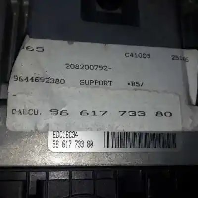 Piesă de schimb auto la mâna a doua unitate de control motor ecu pentru citroen c4 berlina lx referințe oem iam 96617733