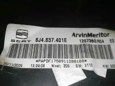 Peça sobressalente para automóvel em segunda mão elevador de vidros dianteira esquerda por seat ibiza (6j5) sport referências oem iam 6j4837401e