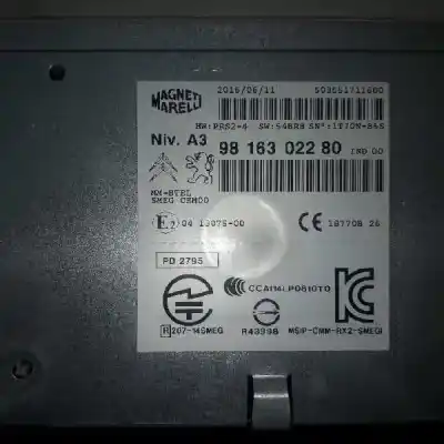 Second-hand car spare part audio system / radio cd for citroen c4 cactus business oem iam references 9816302280  9816302280